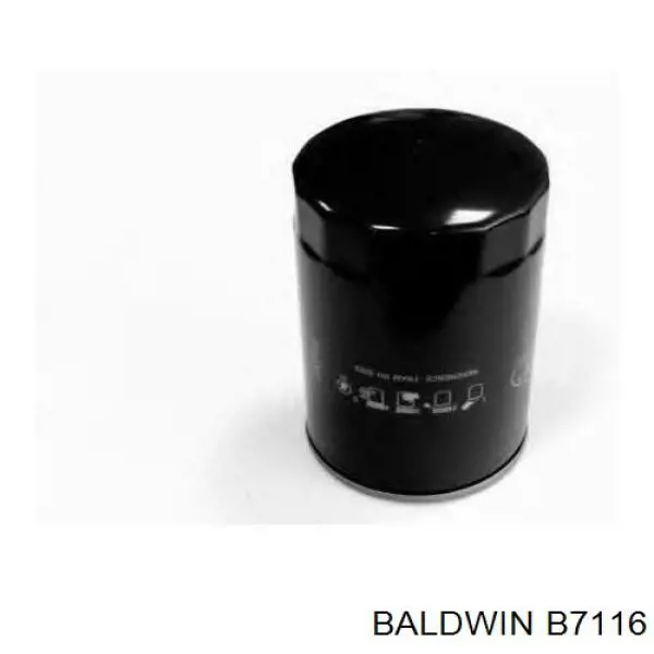 B7116 Baldwin Фільтр масла