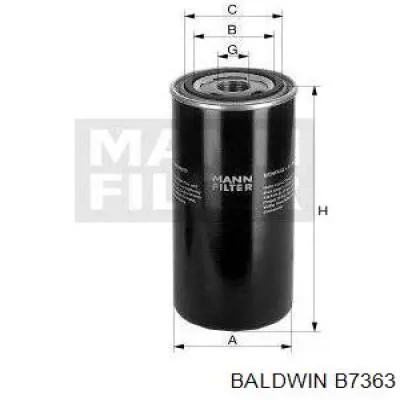 Масляний фільтр двигуна Baldwin B7363 ціна, від 48.89 USD