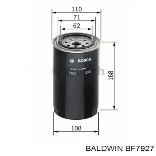 BF7927 Baldwin Фільтр палива