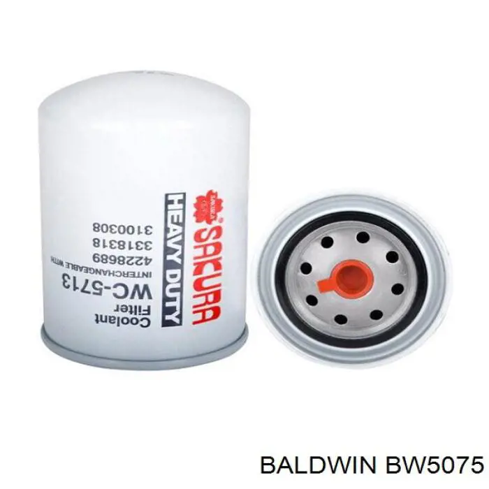 Фільтр системи охолодження BW5075 Baldwin