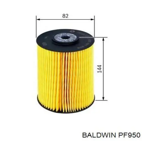 Фільтр тонкого очищення палива Baldwin PF950 ціна, від 7.72 USD