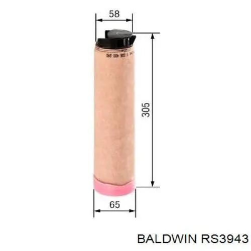 Фільтр повітряний RS3943 Baldwin