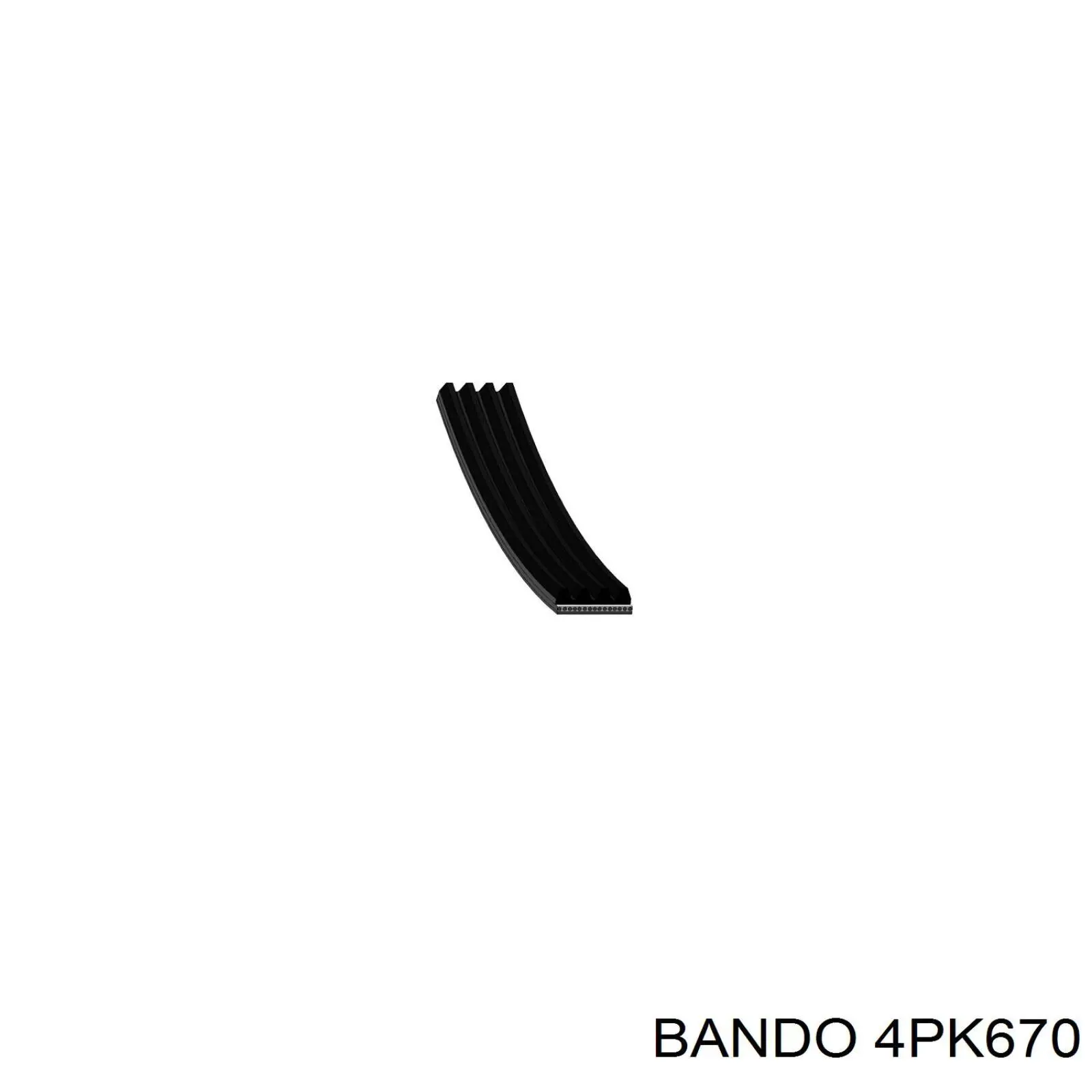 4PK670 Bando ремінь приводний, агрегатів