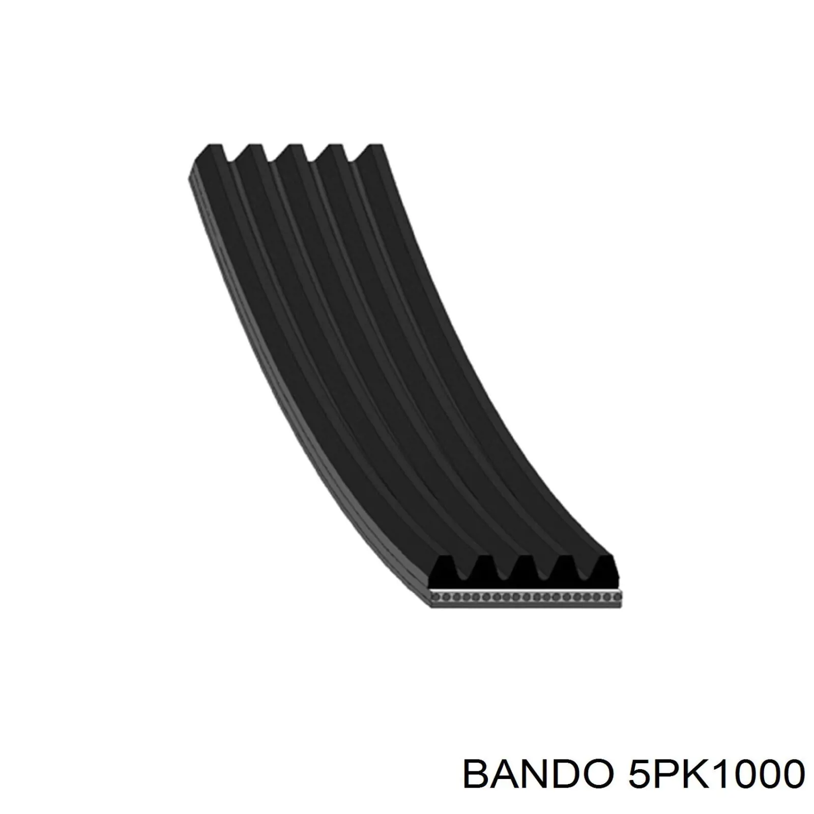 Купити 5PK1000 Bando Ремінь генератора