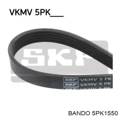5PK1550 Bando Поліклиновий ремінь