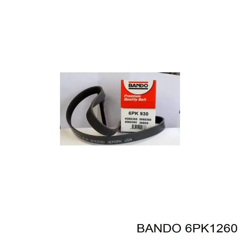 Купити 6PK1260 Bando Ремінь генератора