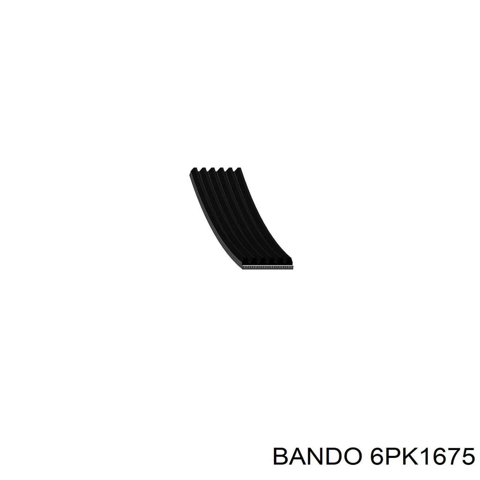 6PK1675 Bando ремінь приводний, агрегатів