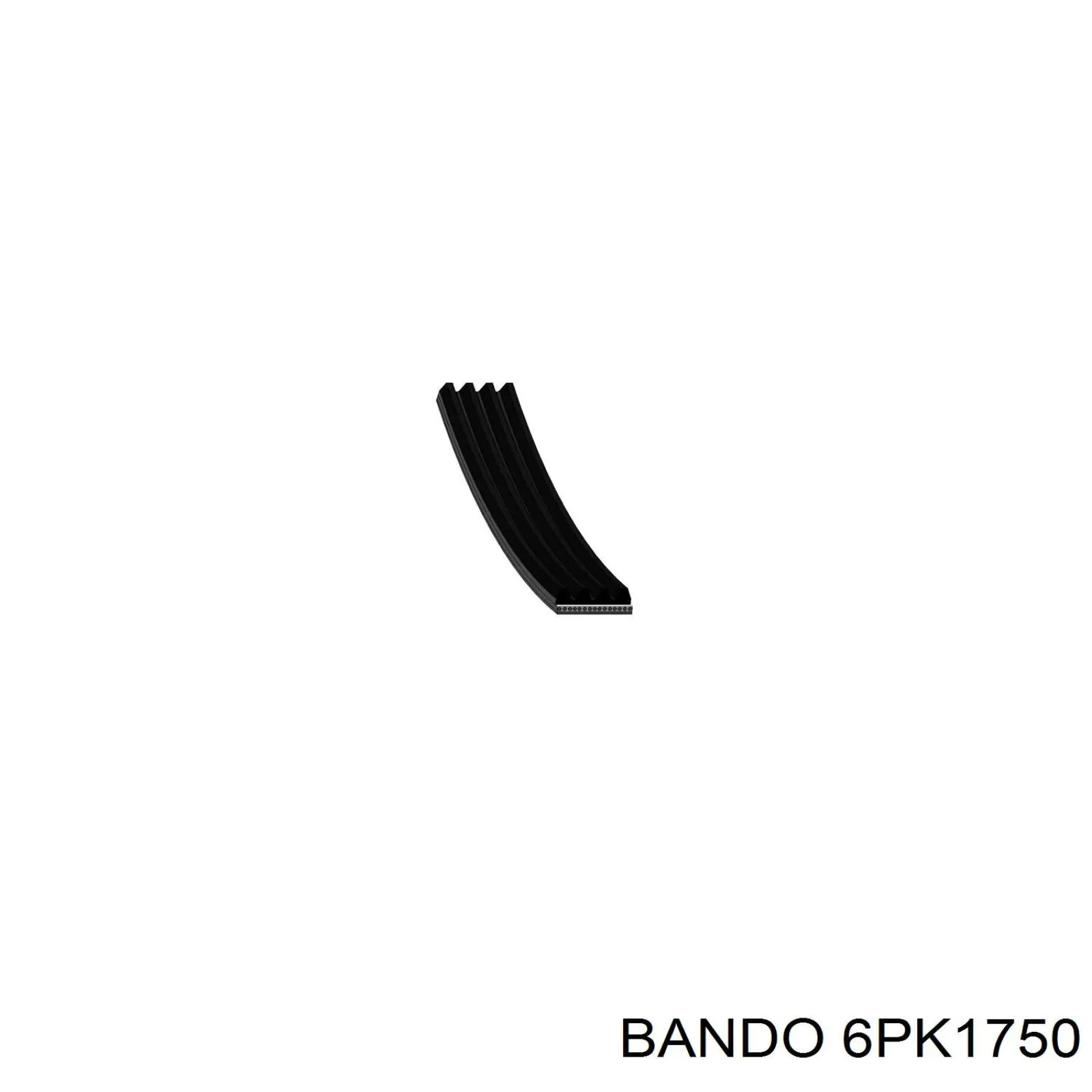 Ремінь кондиціонера Bando 6PK1755