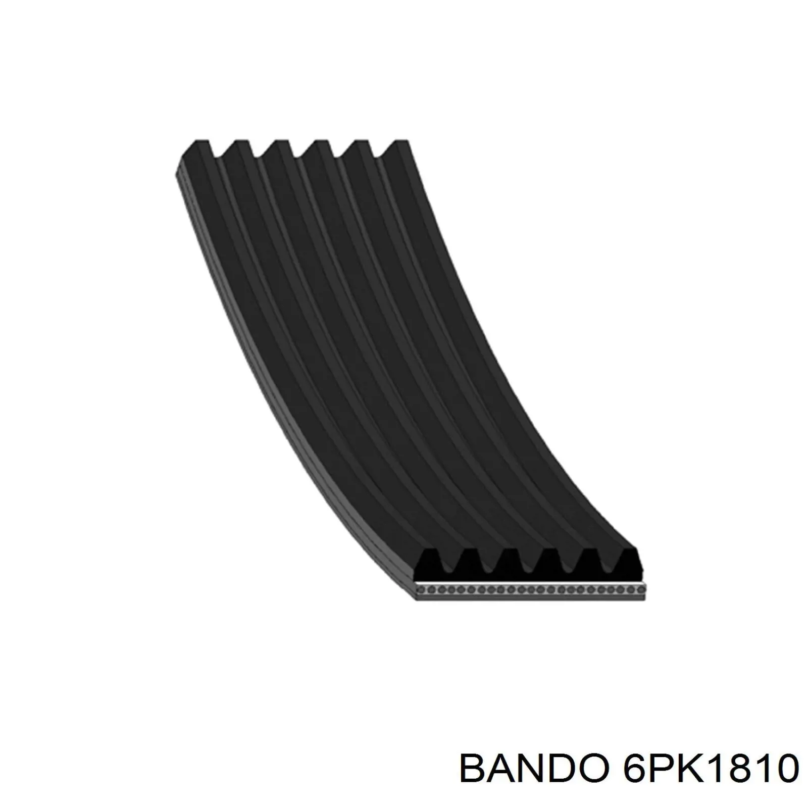 6PK1810 Bando ремінь приводний, агрегатів