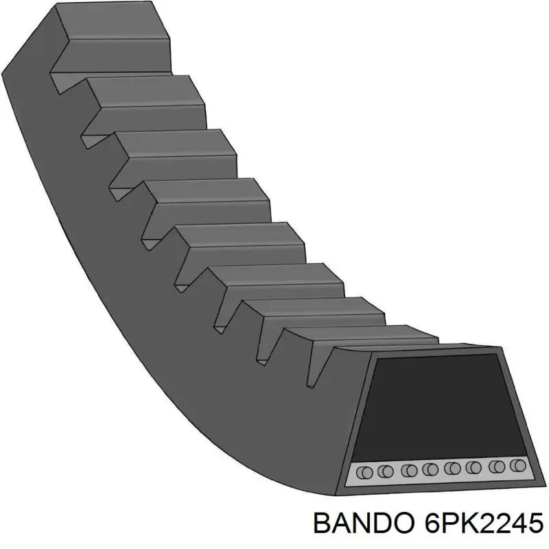 Ремінь генератора 6PK2245 Bando