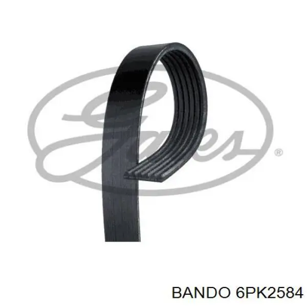 Ремінь приводний, агрегатів 6PK2584 Bando