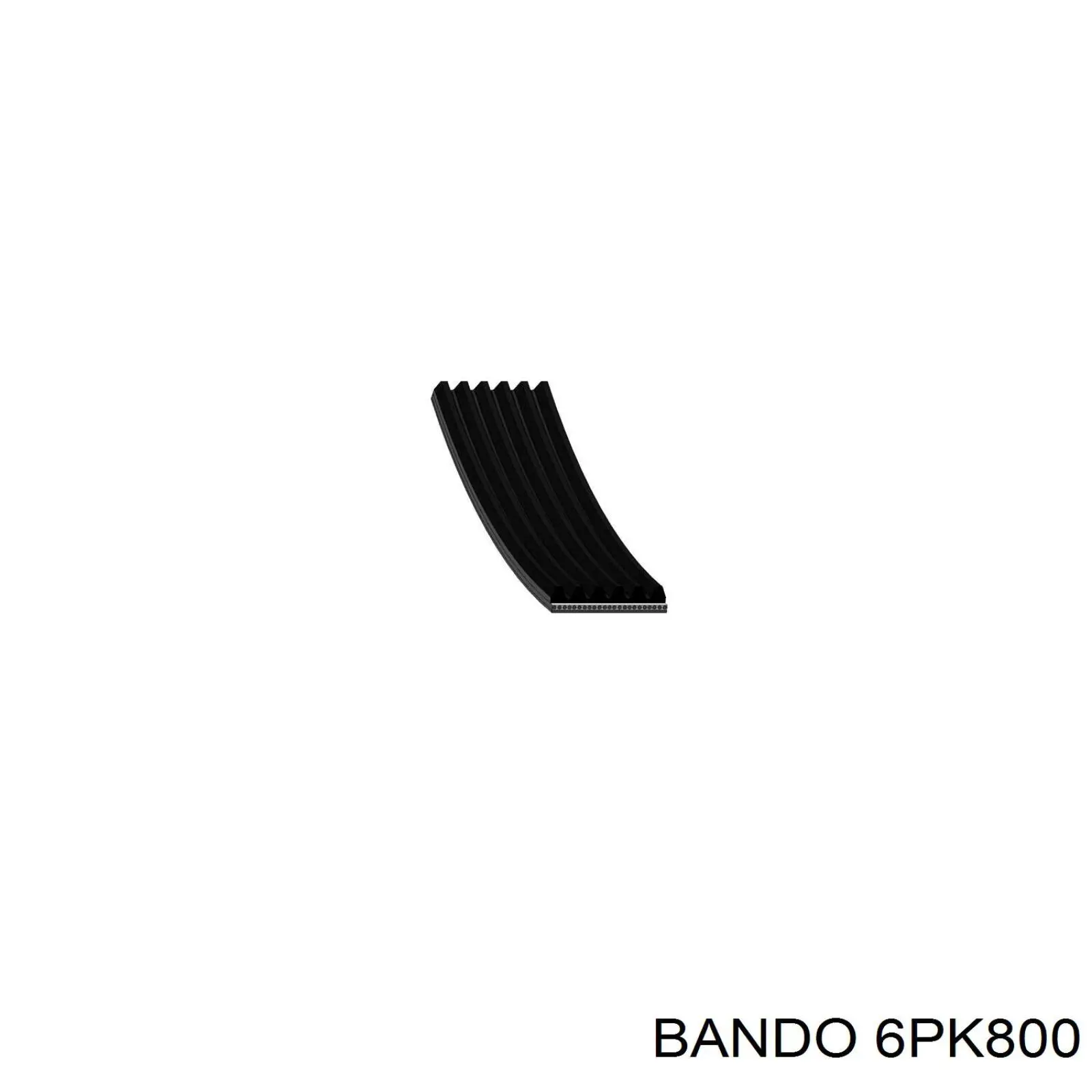 Ремінь генератора 6PK800 Bando
