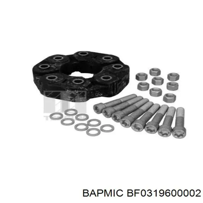 Муфта кардана еластична, перед./зад. Bapmic BF0319600002 ціна, від 38.01 USD