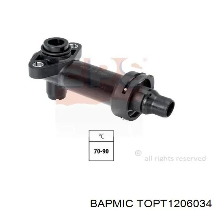 TOPT1206034 Bapmic термостат системи egr
