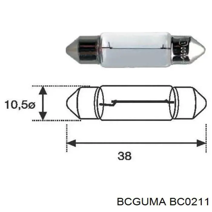 Купити BC0211 Bcguma Втулка стійки переднього стабілізатора