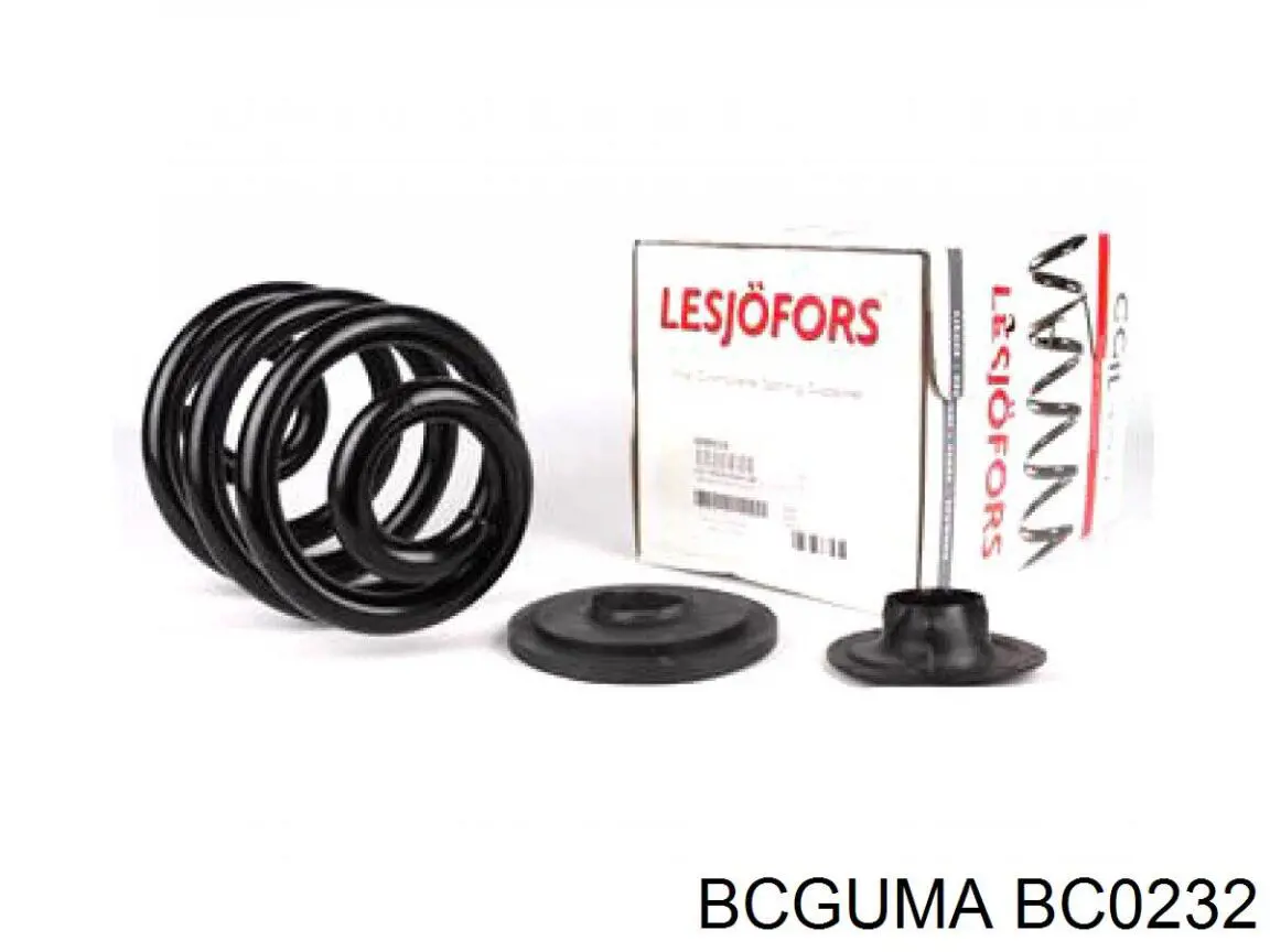 Проставка (гумове кільце) пружини задньої, нижня Bcguma BC0232 ціна, від 3.44 USD