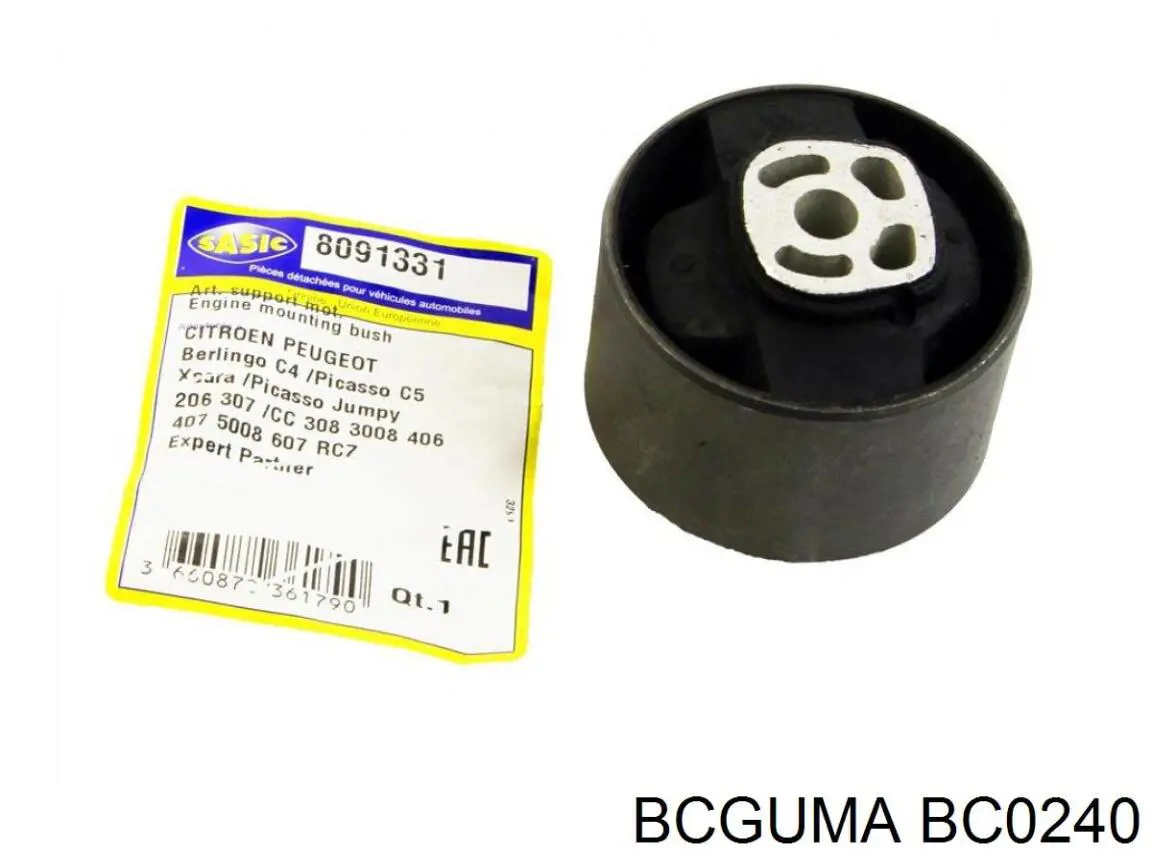 Подушка (опора) двигуна ліва (сайлентблок) Bcguma BC0240 ціна, від 7.62 USD