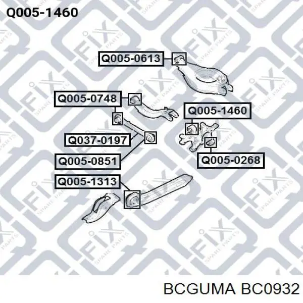 Подушка стабілізатора Bcguma BC0932 ціна, від 3.64 USD