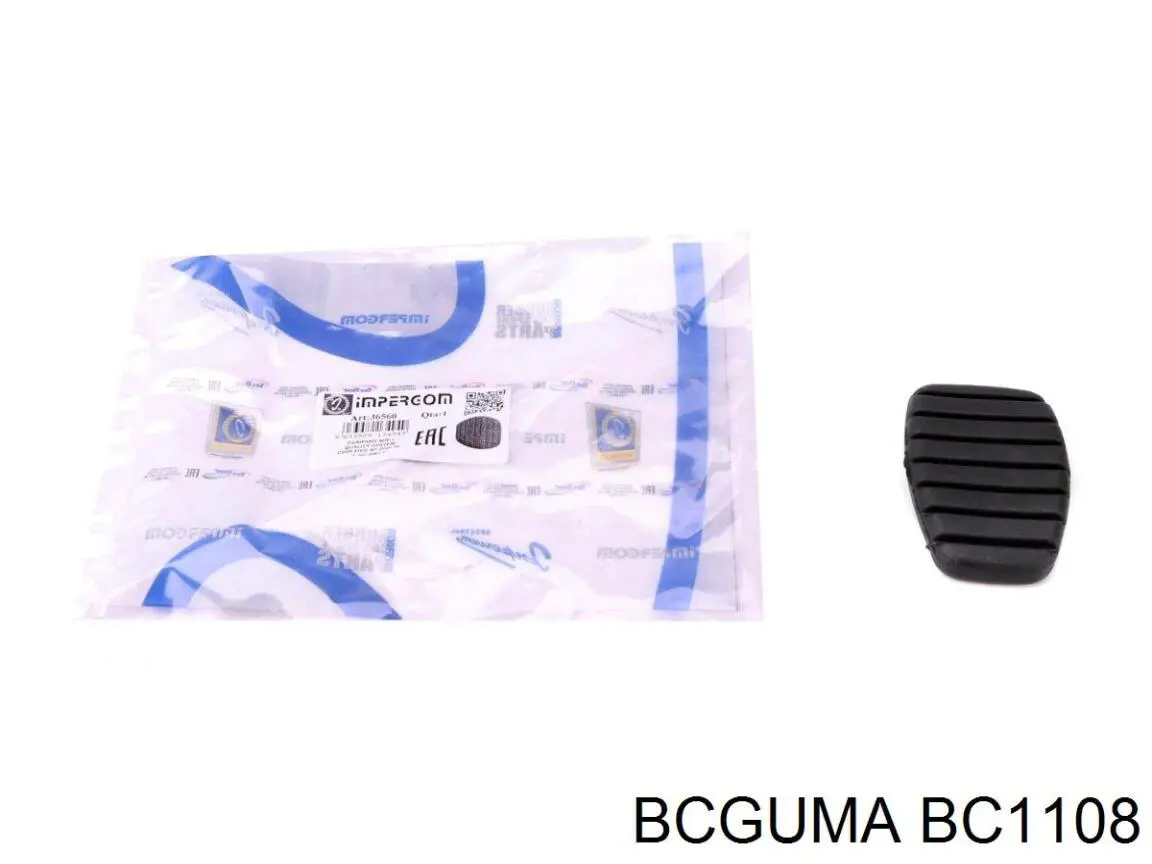 BC1108 Bcguma накладка педалі зчеплення