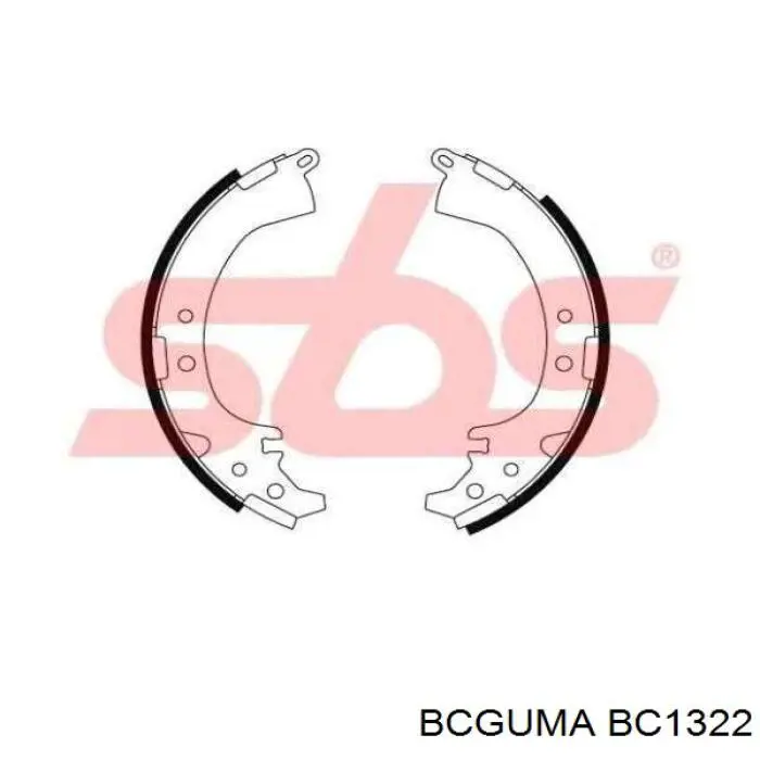 BC1322 Bcguma втулка стабілізатора переднього
