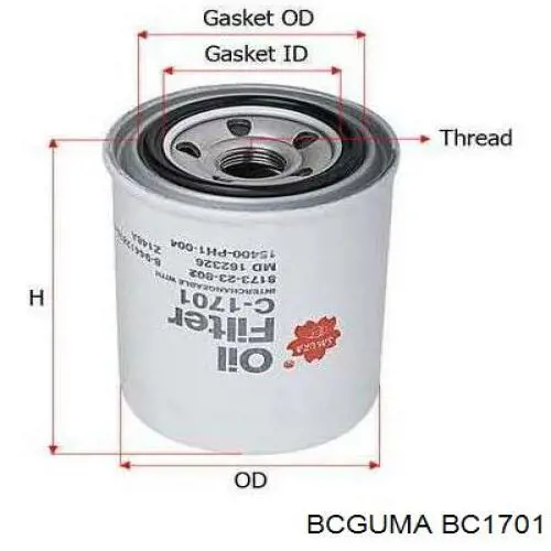 Купити BC1701 Bcguma Сайлентблок передньої підвіски