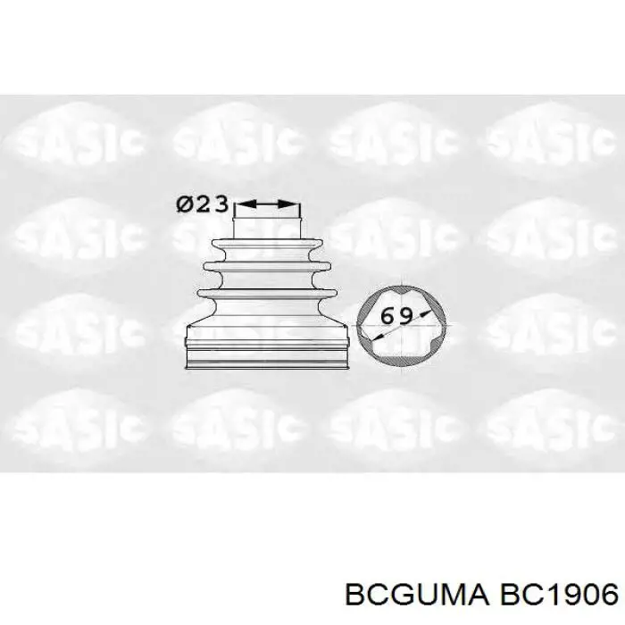 Сайлентблок заднього нижнього важеля BC1906 Bcguma