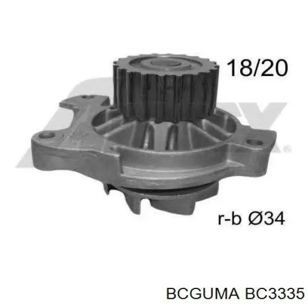 BC3335 Bcguma Сайлентблоки поздовжніх важелів передньої підвіски