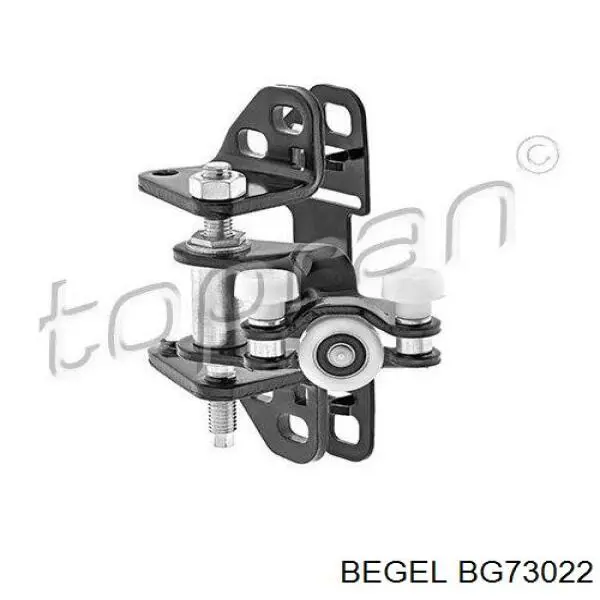 BG73022 Begel ролик двері бічної/зсувної, правий центральний