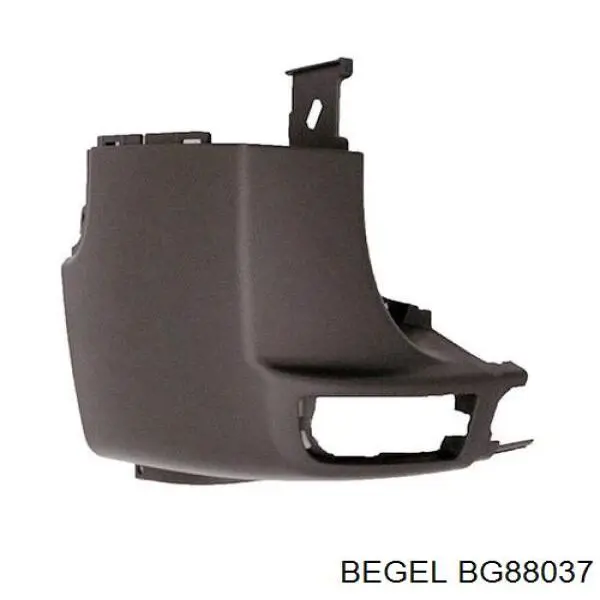 Кут бампера заднього лівий Begel BG88037 ціна, від 13.67 USD