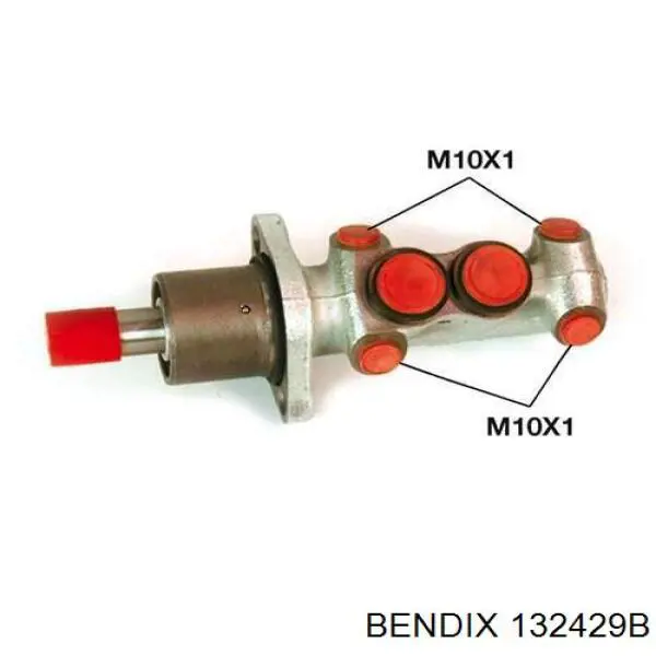 Купити 132429B Jurid/Bendix Головний гальмівний циліндр
