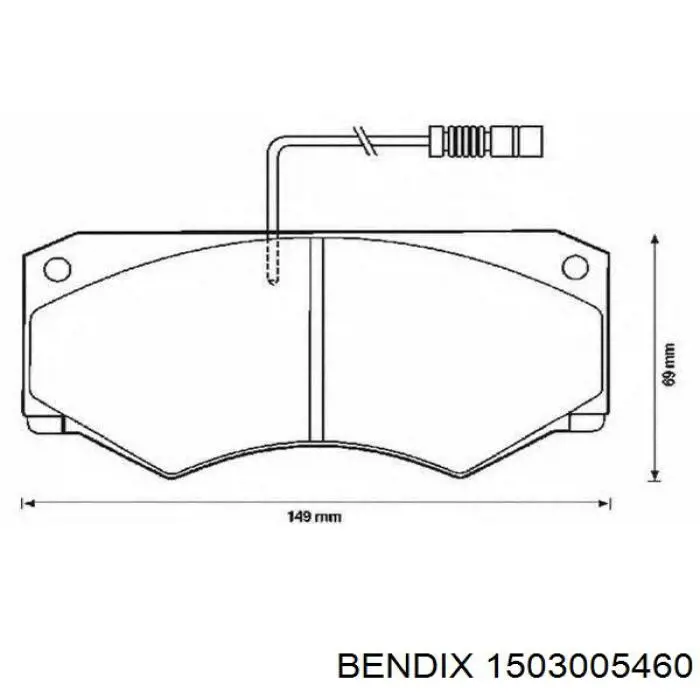 Накладка гальмівна задня (TRUCK) Mercedes A6114232510 ціна, від 30.40 USD