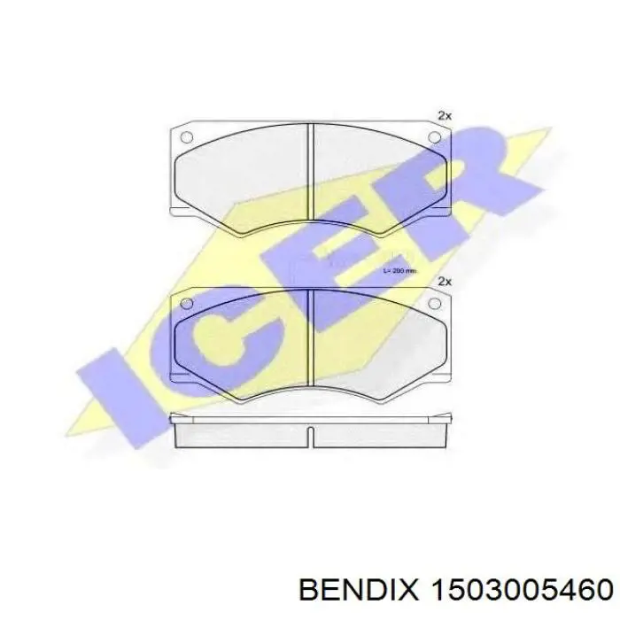 Накладка гальмівна задня (TRUCK) Mercedes A6674233310 ціна, від 31.67 USD