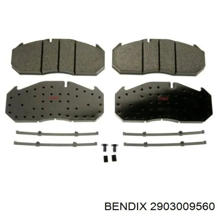 DB2903082 Danblock Передні гальмівні колодки