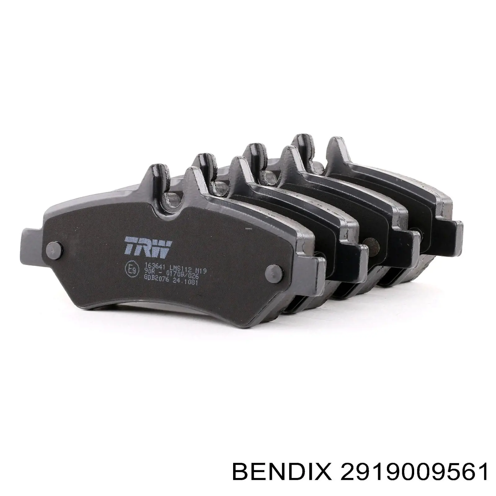 Задні гальмівні колодки Jurid/Bendix 2919009561 ціна, від 22.08 USD