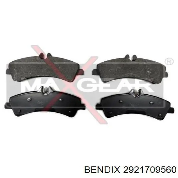 Купити 2921709560 Jurid/Bendix Задні колодки