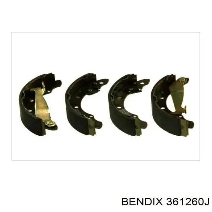 Гальма робочі задні ножні і гальмівні барабани Jurid/Bendix 361260J