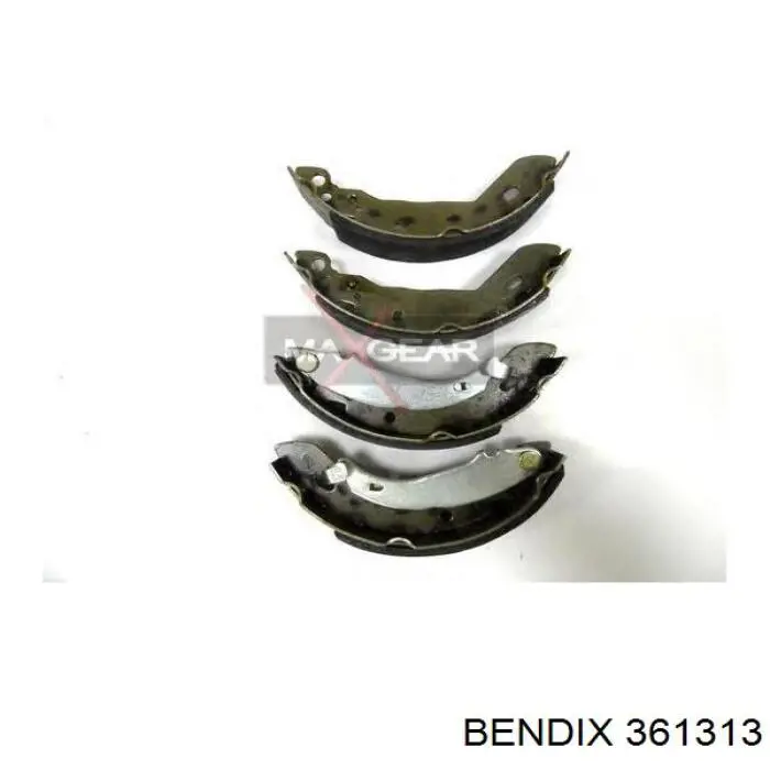 Колодки гальмові задні, барабанні 361313 Jurid/Bendix