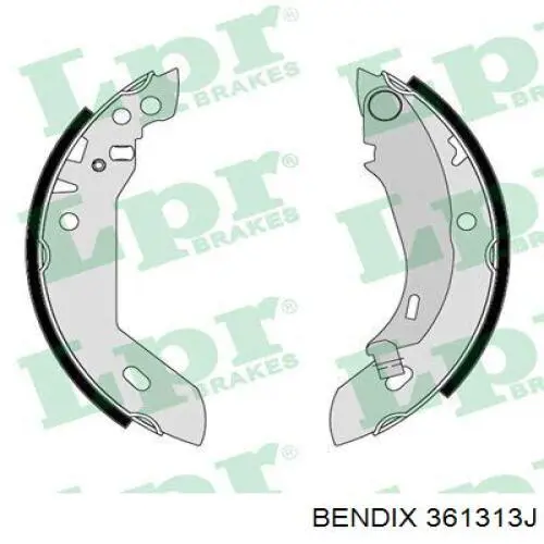 Колодки гальмові задні, барабанні 361313J Jurid/Bendix