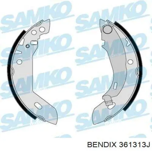 Колодки гальмові задні, барабанні Jurid/Bendix 361313J ціна, від 13.42 USD