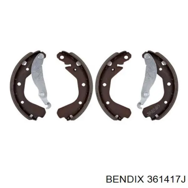 361417J Jurid/Bendix Колодки гальмівні задні, барабанні