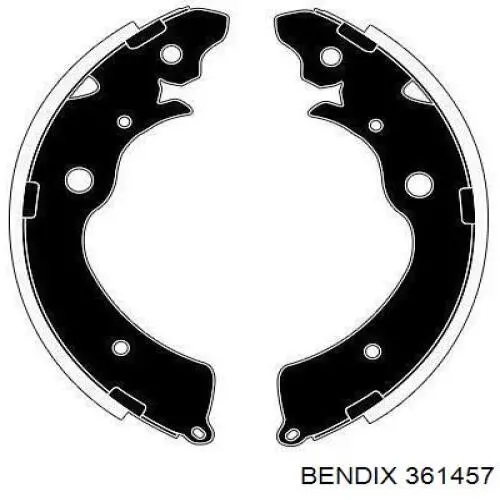 Колодки гальмові задні, барабанні Jurid/Bendix 361457 ціна, від 20.27 USD