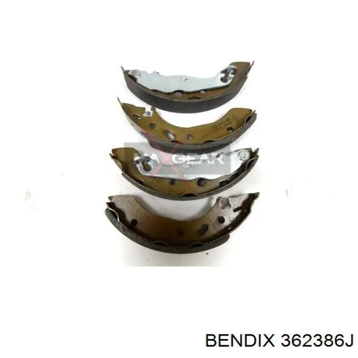 Колодки гальмові задні, барабанні Jurid/Bendix 362386J ціна, від 15.67 USD