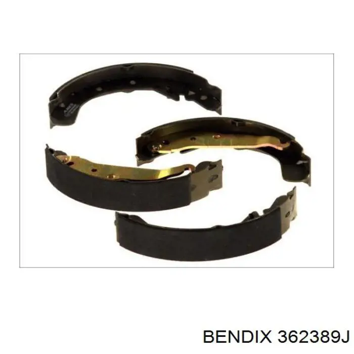 362389J Jurid/Bendix Колодки гальмівні задні, барабанні