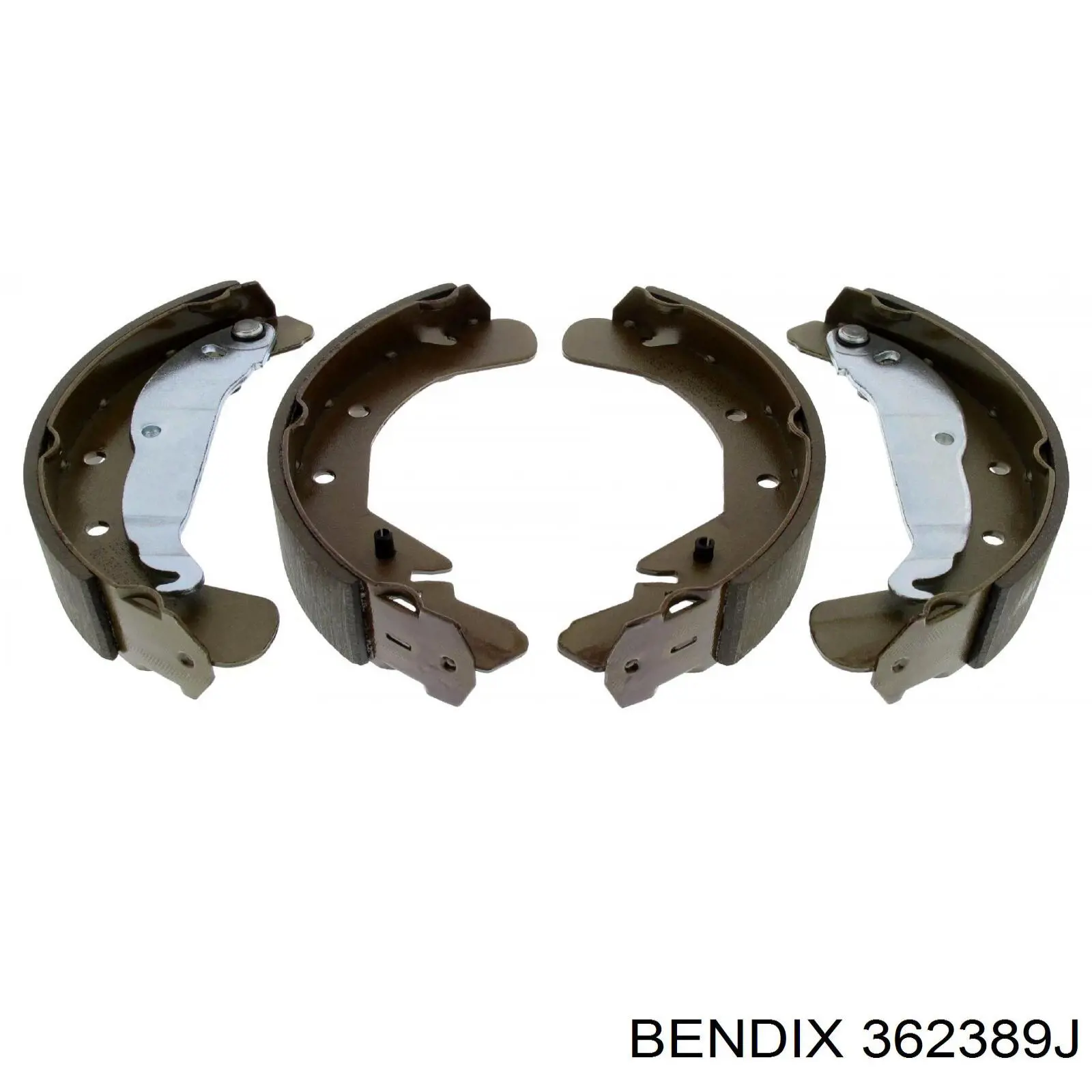 Колодки гальмові задні, барабанні Jurid/Bendix 362389J ціна, від 23.17 USD