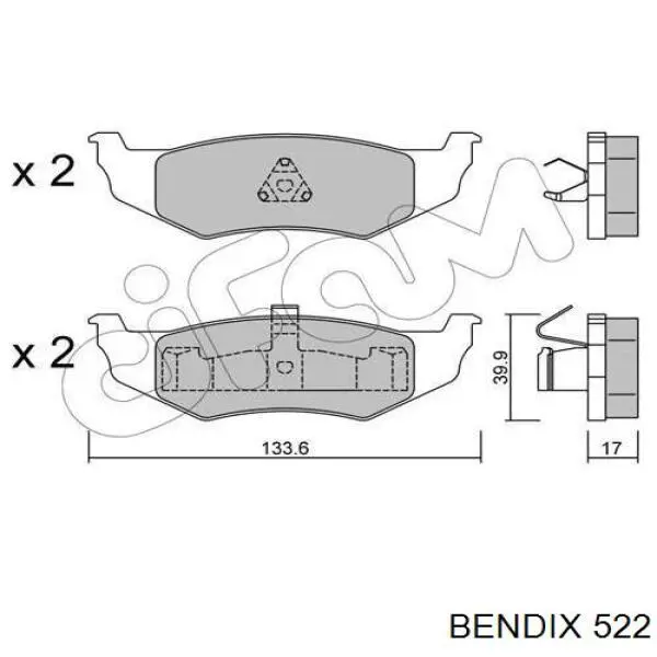 Купити AXS553 Autoextra Колодки гальмові задні, барабанні