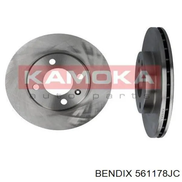Диск переднього гальма Jurid/Bendix 561178JC ціна, від 21.66 USD