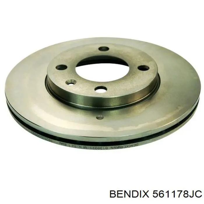 Диск гальмівний передній Jurid/Bendix 561178JC