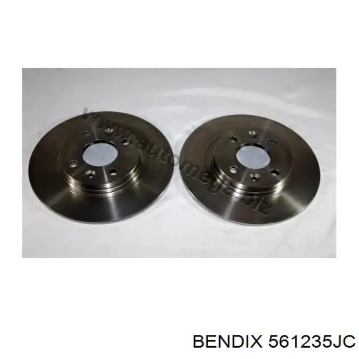 Диск гальмівний передній Jurid/Bendix 561235JC