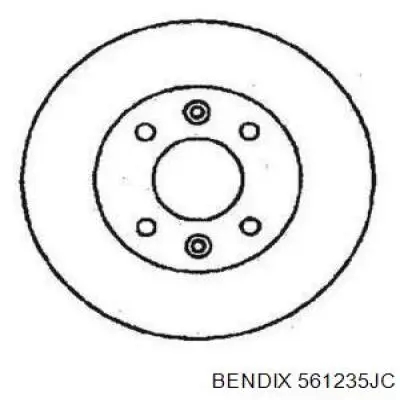 Купити 561235JC Jurid/Bendix Ротор гальмівний
