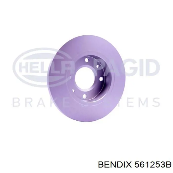 Диск переднього гальма Jurid/Bendix 561253B ціна, від 21.60 USD